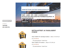 Tablet Screenshot of geosam.fi
